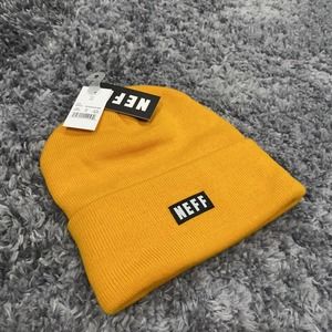 Neff Winter Hat Yellow Mustard One Size NWT Unisex